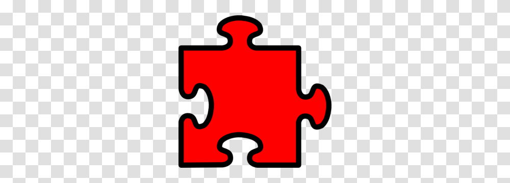 Red Puzzle Piece Clip Art, Game, Jigsaw Puzzle Transparent Png