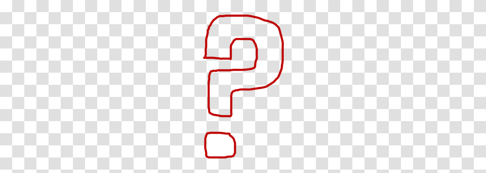 Red Question Mark Clip Art, Number, Alphabet Transparent Png