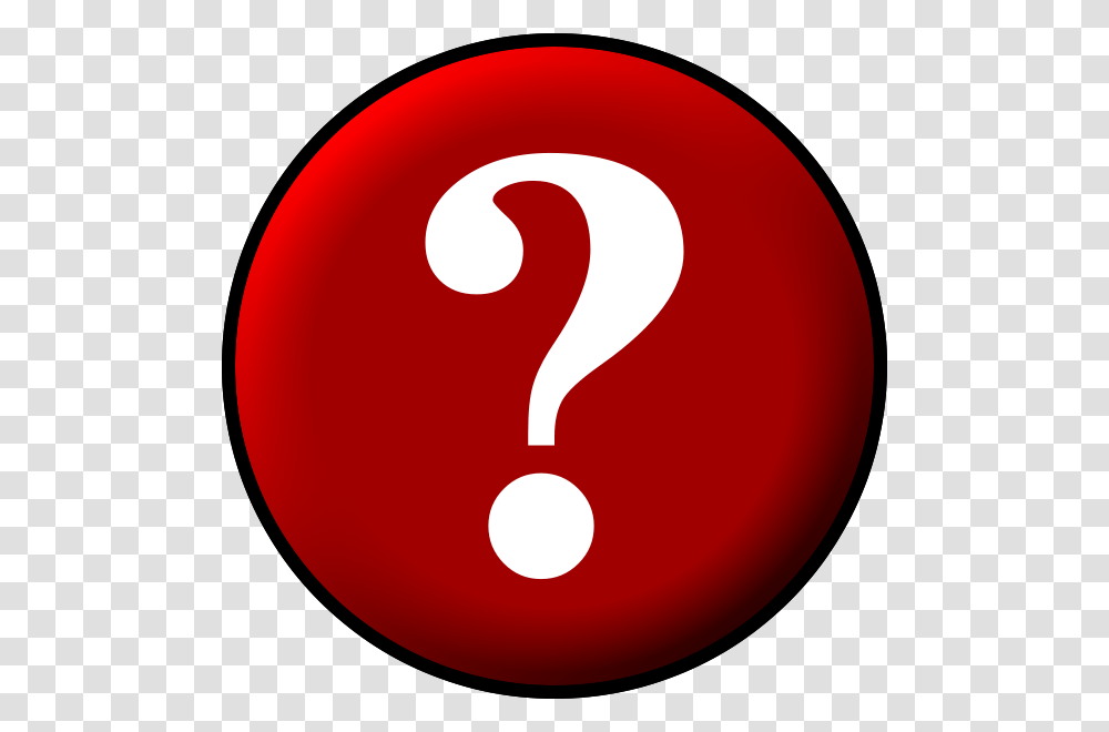 Red Question Mark Clipart, Number, Ball Transparent Png