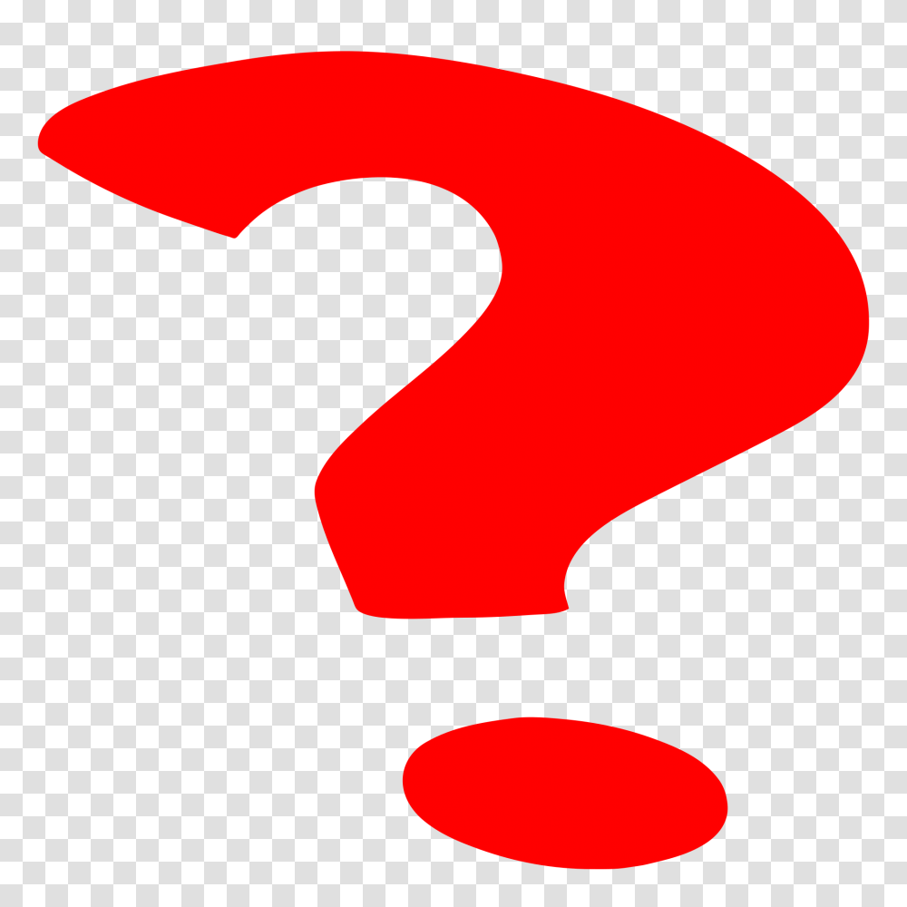 Red Question Mark, Label, Logo Transparent Png