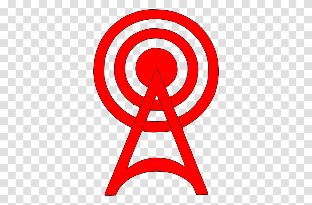 Red Radio Tower Icon Clip Art, Logo, Trademark Transparent Png