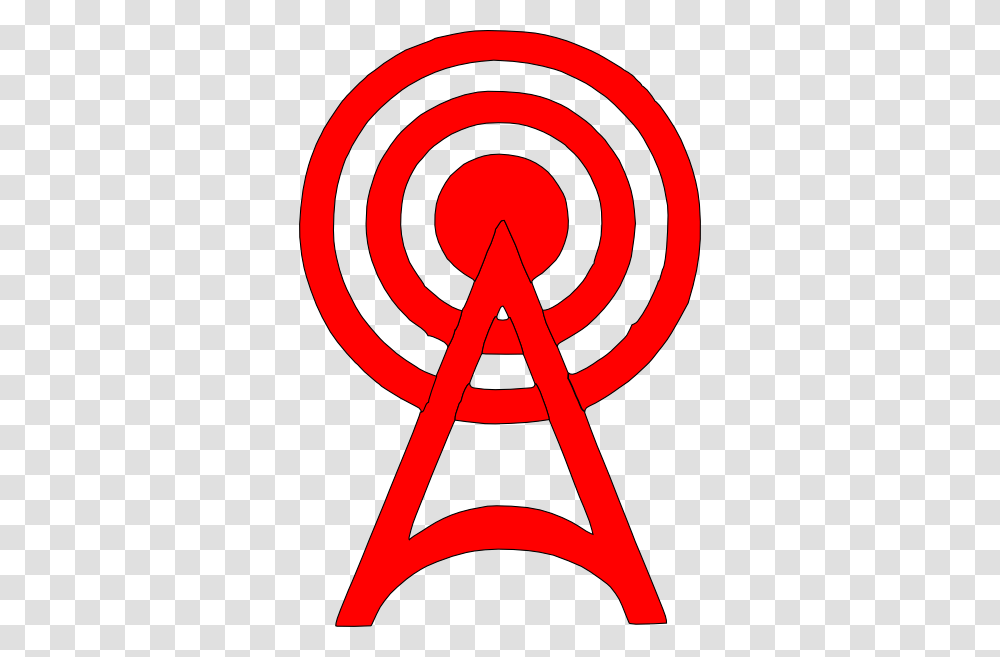 Red Radio Tower Icon Clip Arts For Web, Logo, Trademark Transparent Png