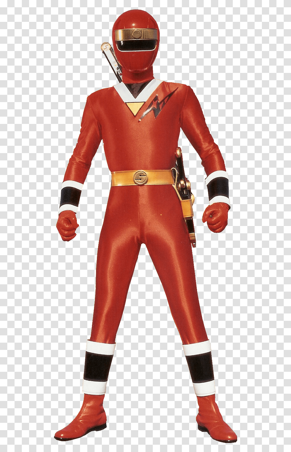 Red Ranger Mighty Morphin Alien Rangers Red, Person, Human, Figurine Transparent Png