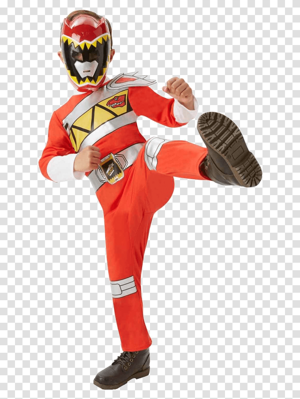 Red Ranger Red Power Ranger Costume Uk, Helmet, Apparel, Person Transparent Png