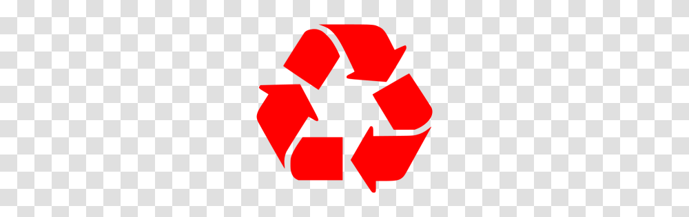 Red Recycle Icon, Logo, Trademark Transparent Png