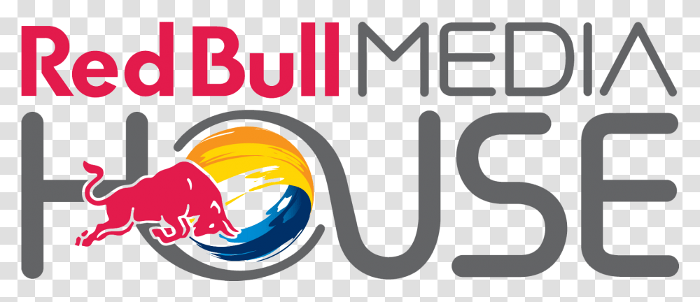 Red Red Bull Media House Logo, Text, Label, Alphabet, Light Transparent Png