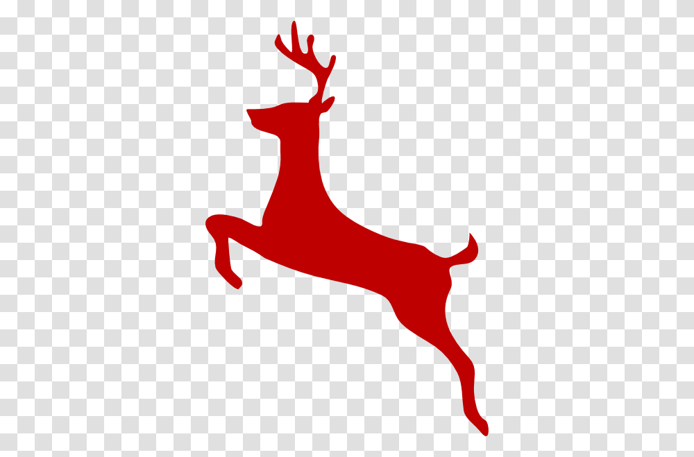 Red Reindeer Clip Art, Silhouette, Animal, Mammal, Kangaroo Transparent Png