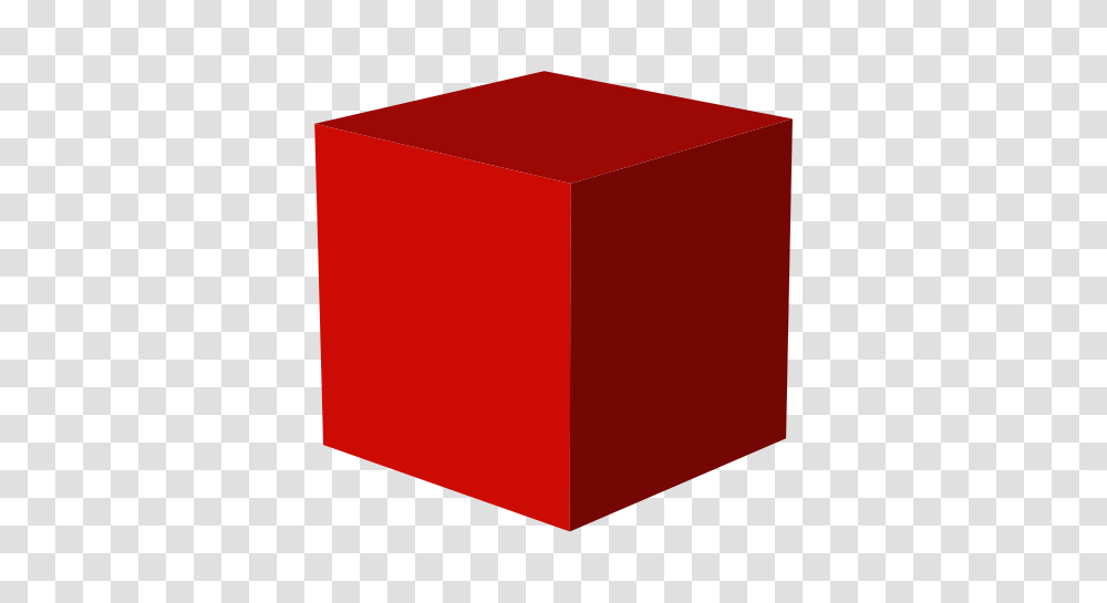 Red Rendering Cube Clipart, Furniture, Mailbox, Letterbox, Ottoman Transparent Png