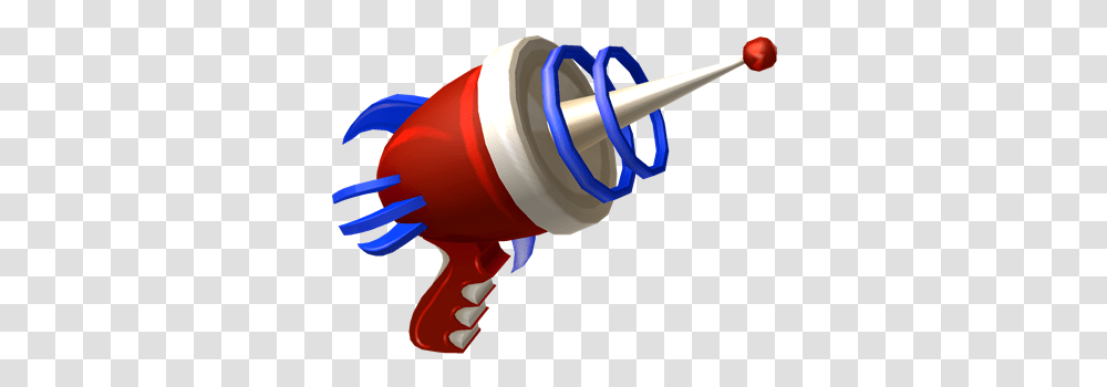 Red Retro Robot Ray Gun Roblox Wikia Fandom Ray Gun Meshs Roblox, Blow Dryer, Appliance, Toy, Bottle Transparent Png