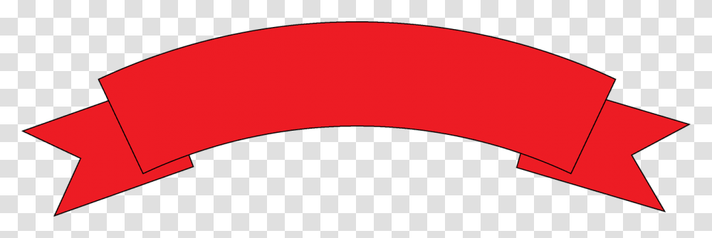 Red Ribbon Banner, Logo, Trademark Transparent Png