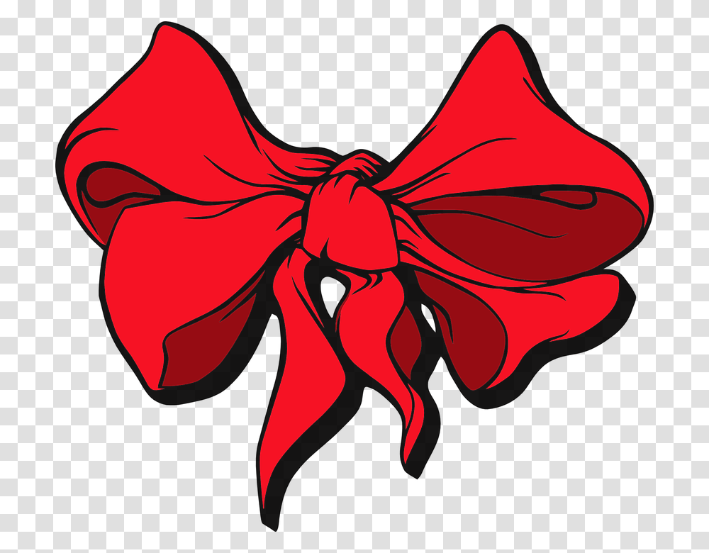 Red Ribbon Clip Art, Petal, Flower, Plant, Blossom Transparent Png