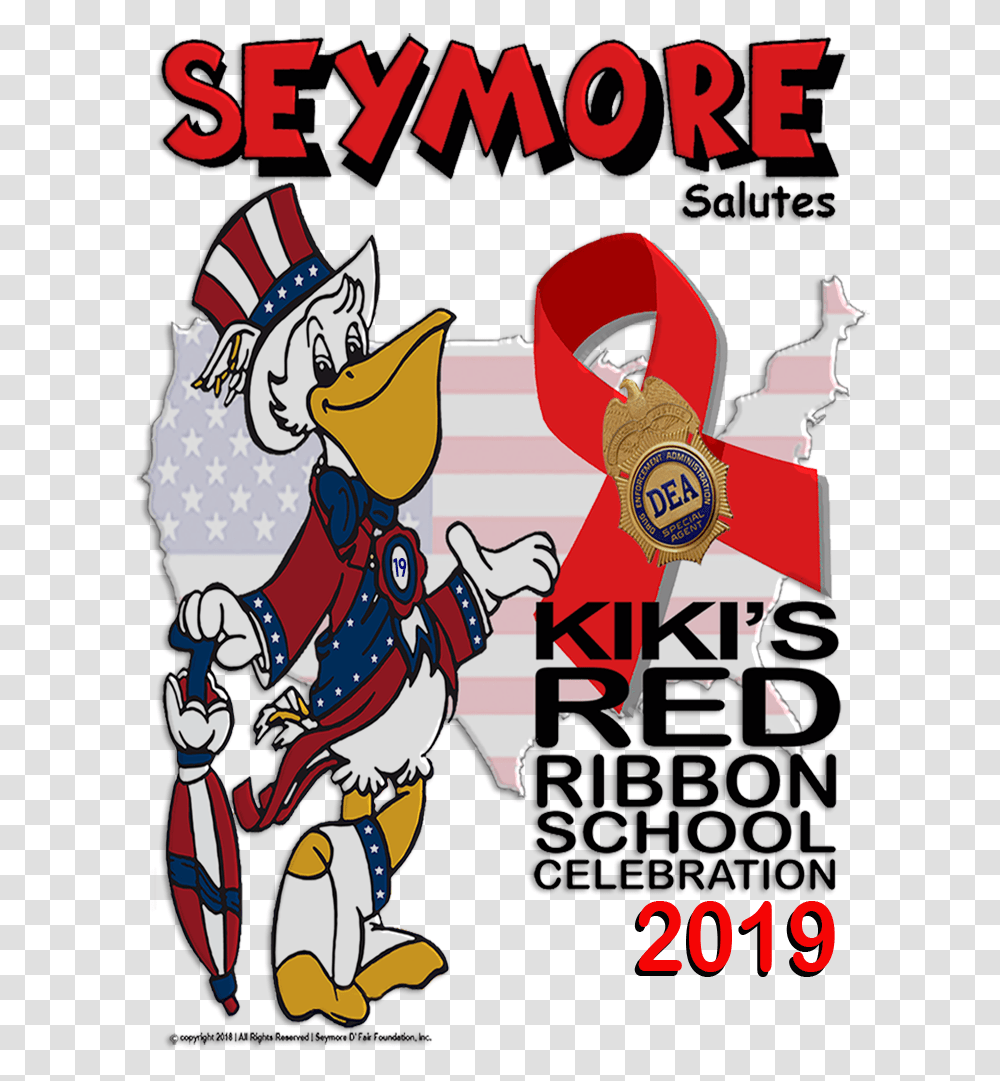 Red Ribbon School Celebration - Seymore's Foundation War On Drugs, Poster, Advertisement, Flyer, Paper Transparent Png