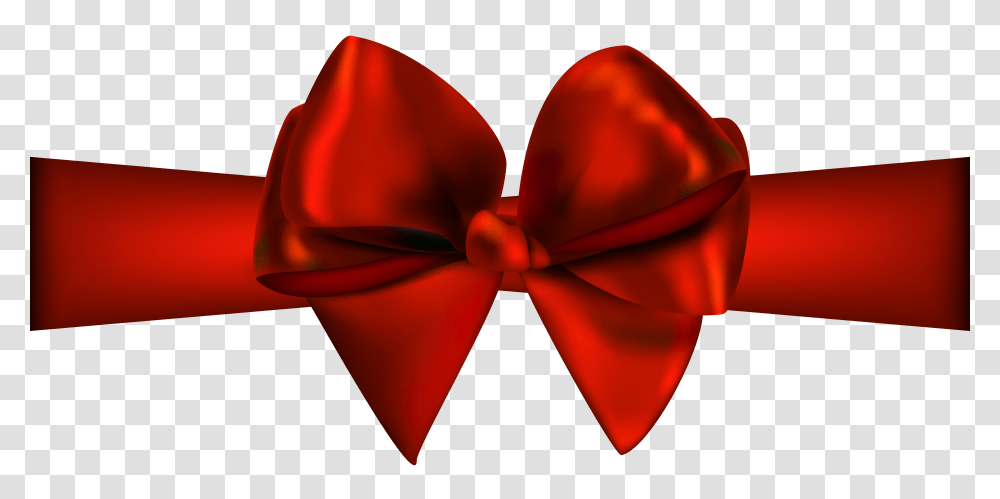 Red Ribbon With Bow Clip Art, Plant, Flower, Blossom Transparent Png