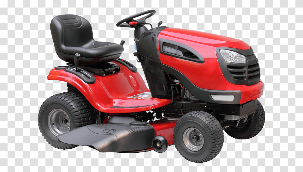 Red Ride On Lawn Mower, Tool, Vehicle, Transportation Transparent Png