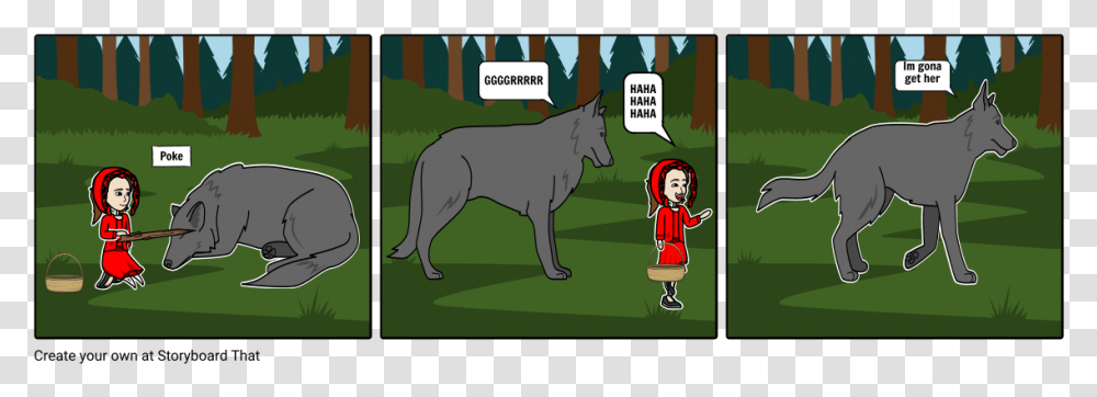 Red Riding Hood Big Bad Wolf, Sunglasses, Horse, Mammal, Animal Transparent Png