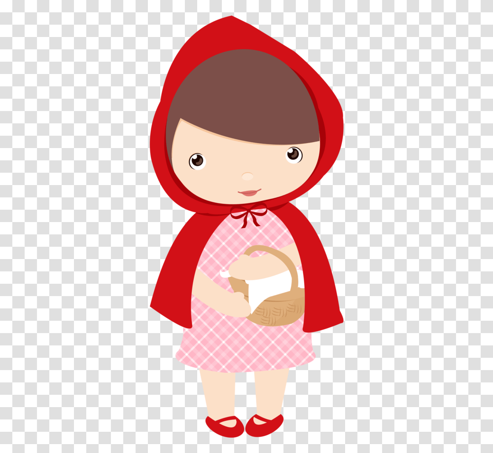 Red Riding Hood Clipart Happy Woman Little Red Riding Hood Clipart, Doll, Toy, Rattle, Elf Transparent Png