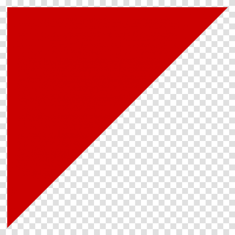 Red Right Angle Triangle, Label, Sticker Transparent Png