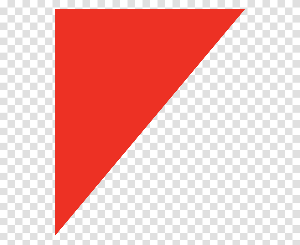 Red Right Angled Triangle, Label, Logo Transparent Png