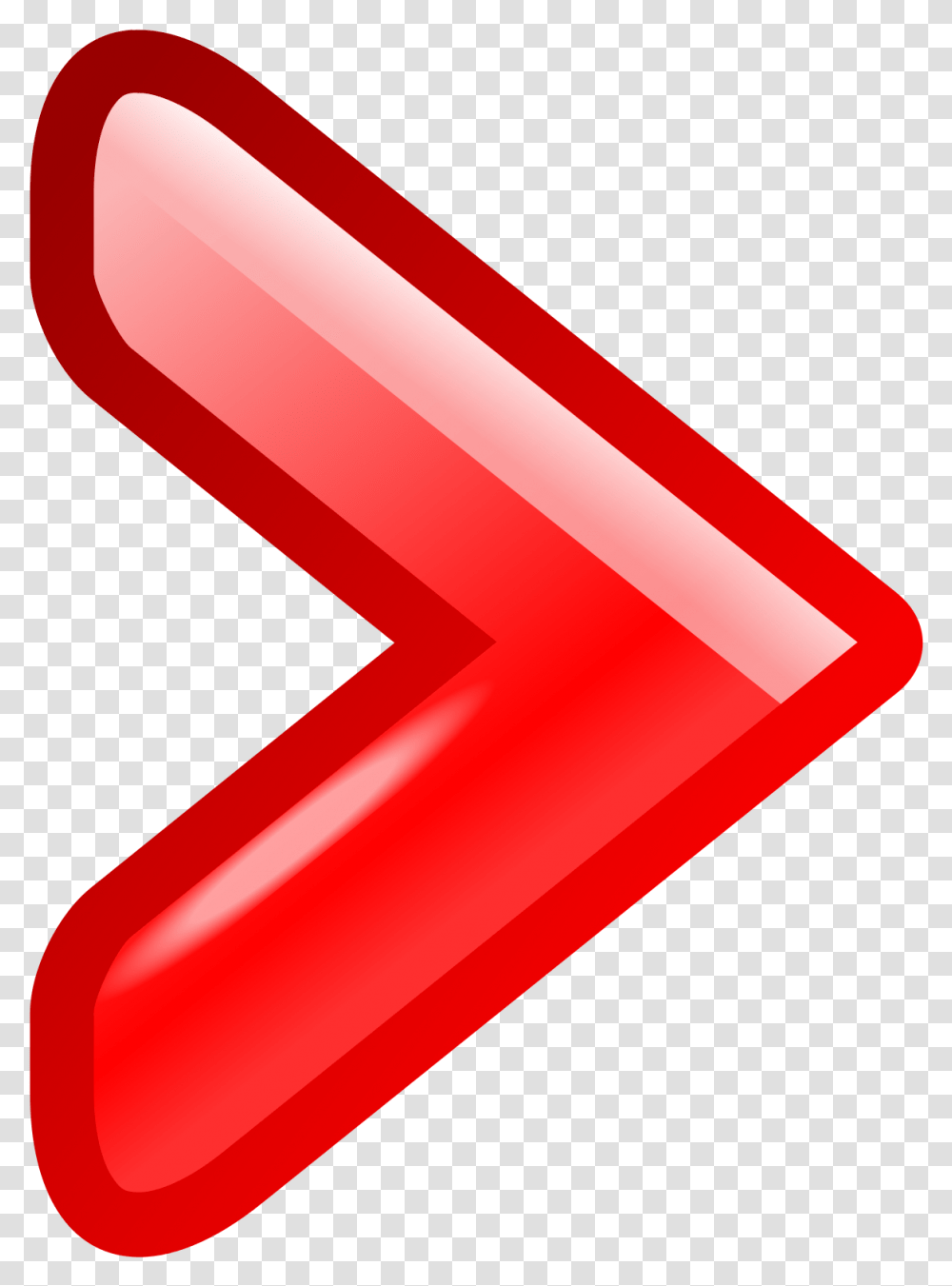 Red Right Arrow Icon Red Right Arrow, Text, Symbol, Logo, Trademark Transparent Png