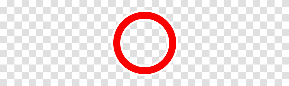 Red Ring White Outline, Road Sign, Stopsign Transparent Png