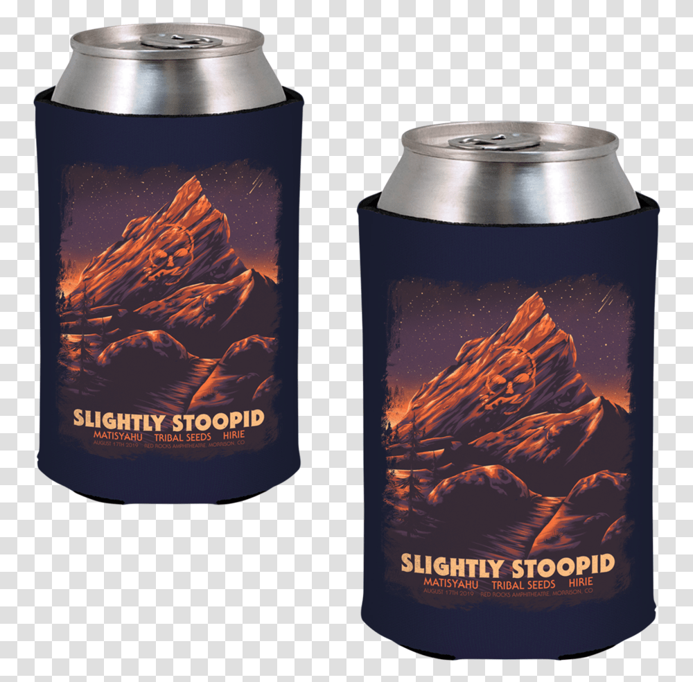Red Rocks 2019 Koozie Caffeinated Drink, Tin, Can, Spray Can, Beer Transparent Png
