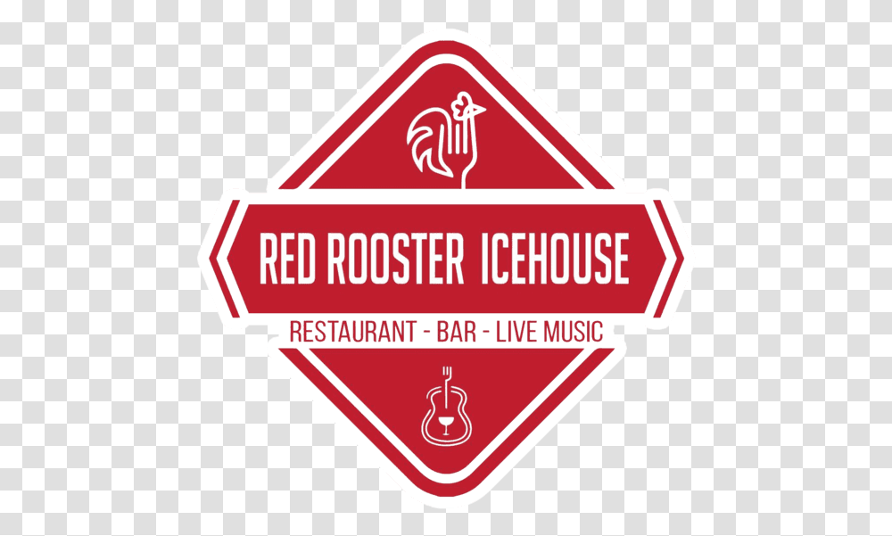 Red Rooster Icehouse, Label, Logo Transparent Png