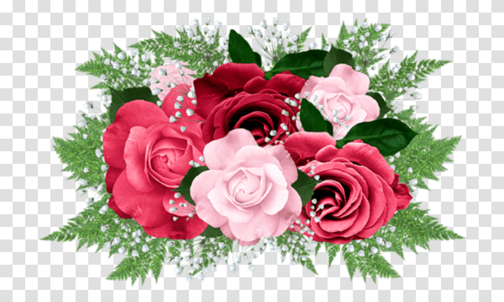 Red Rose Bouquet Red Pink Rose Background, Plant, Flower, Blossom, Flower Bouquet Transparent Png