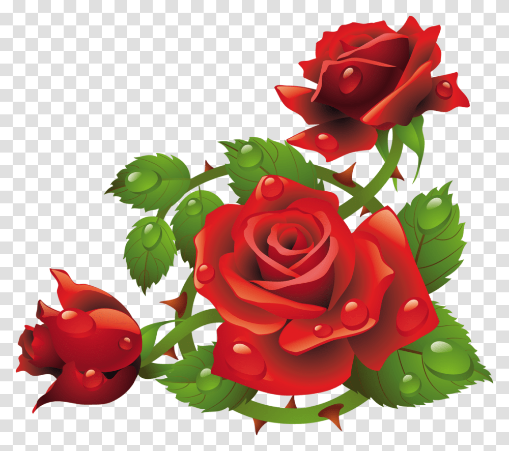 Red Rose Flower Frame Roses Frame, Plant, Blossom Transparent Png