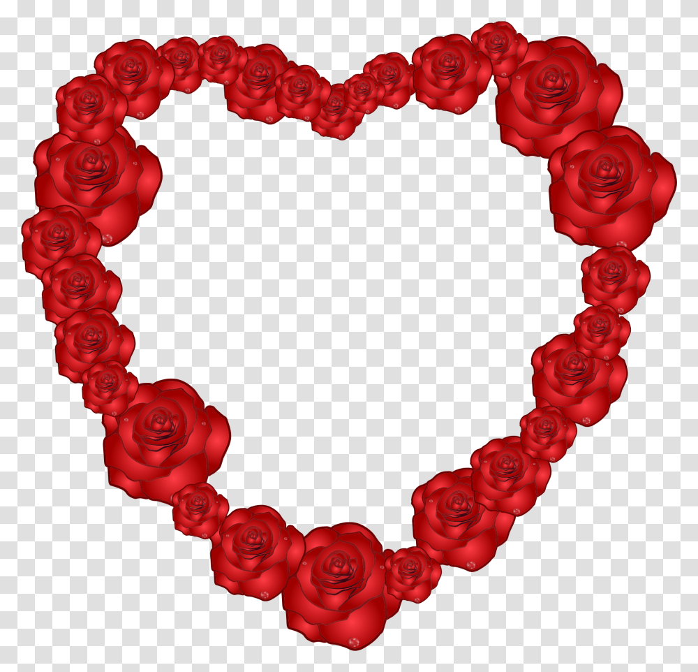 Red Rose Heart Image Free Download Searchpng Para Descargar Del Dia De San Valentn, Plant, Flower, Blossom, Petal Transparent Png