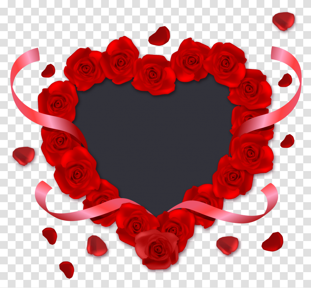 Red Roses Heart Love Images With Name, Graphics, Floral Design, Pattern, Flower Transparent Png