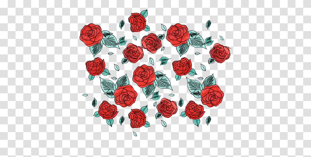 Red Roses Illustration Flowers Image 213 Pngmix, Floral Design, Pattern, Graphics, Art Transparent Png