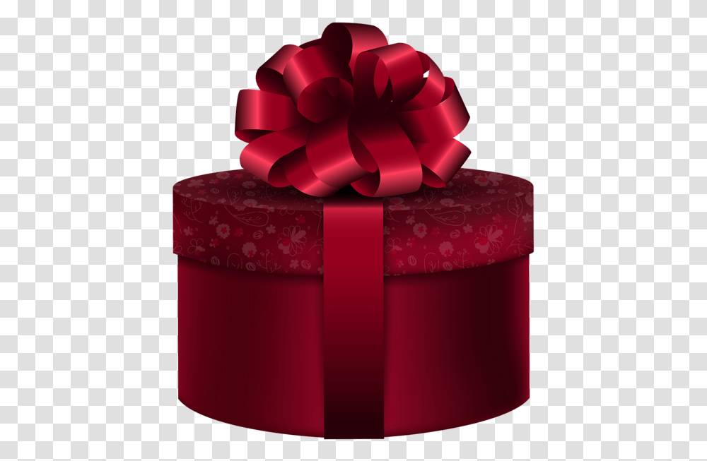 Red Round Clip Round Gift Boxes Transparent Png