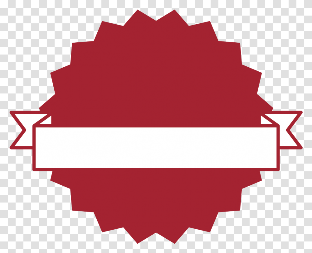 Red Round Triangle White Ribbon Banner Seville Museum Of Fine Arts, Leaf, Plant, Tree, Maple Leaf Transparent Png