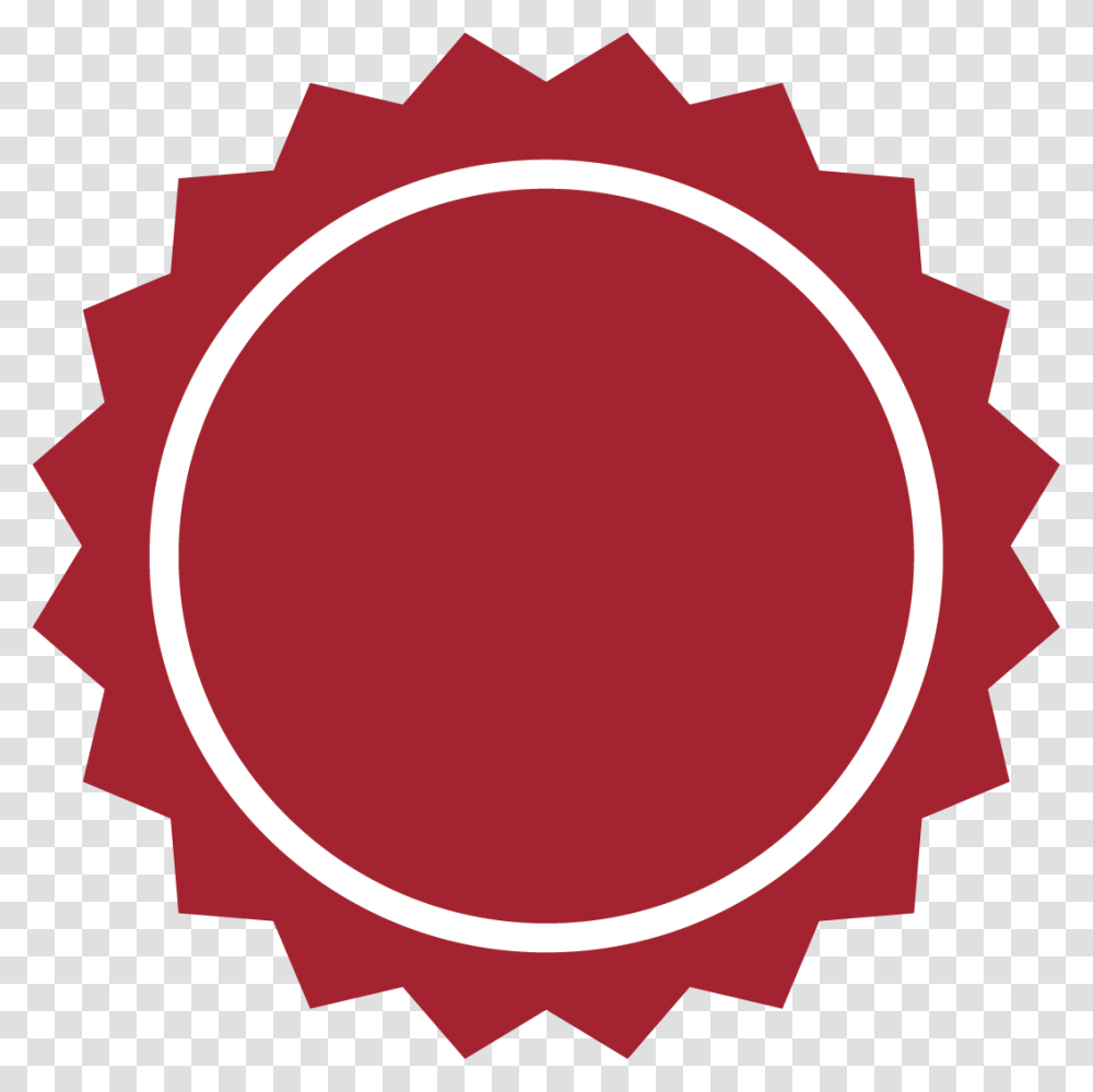 Red Round White Dot Circle Banner Maks, Gear, Machine, Electronics Transparent Png