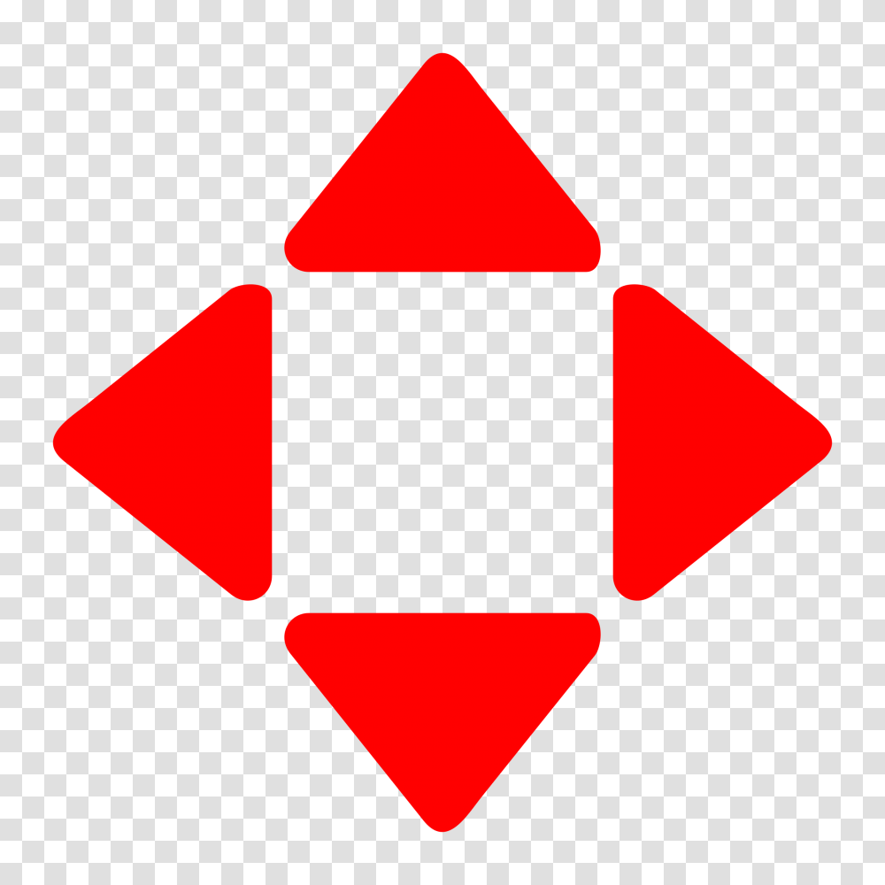 Red Rounded Arrows Icons, Star Symbol, Triangle, First Aid Transparent Png
