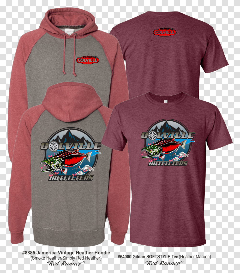 Red Runner Smoke And Simply 2 Tone Hoodie Hoodie Transparent Png