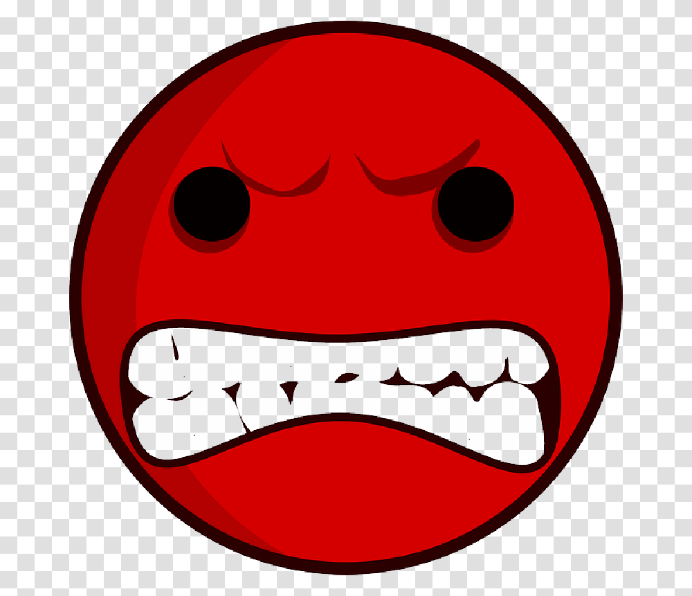 Red Sad Face Clip Art Angry Face Clipart, Teeth, Mouth Transparent Png