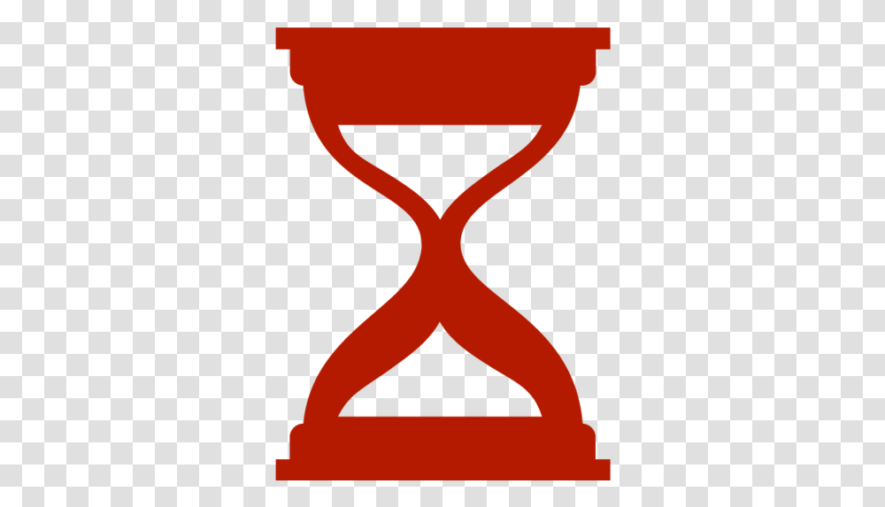 Red Sand Clock Icon, Hourglass, Poster, Advertisement Transparent Png