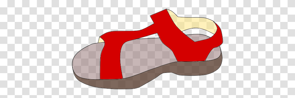 Red Sandal Clipart, Apparel, Axe, Tool Transparent Png