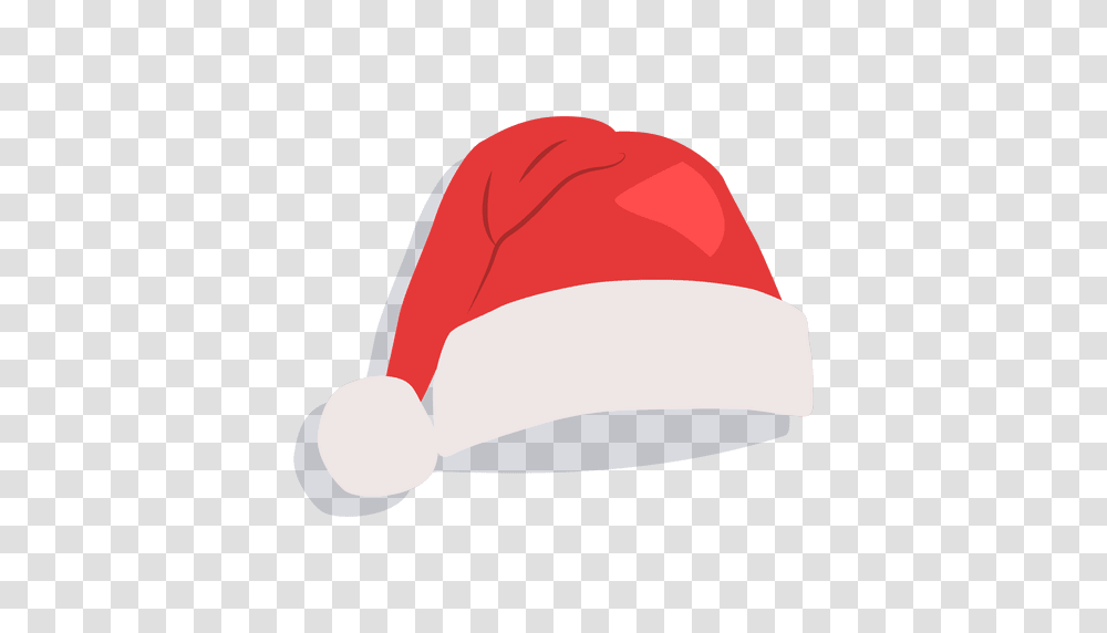 Red Santa Claus Hat Drop Shadow Icon, Baseball Cap, Outdoors, Bathing Cap Transparent Png