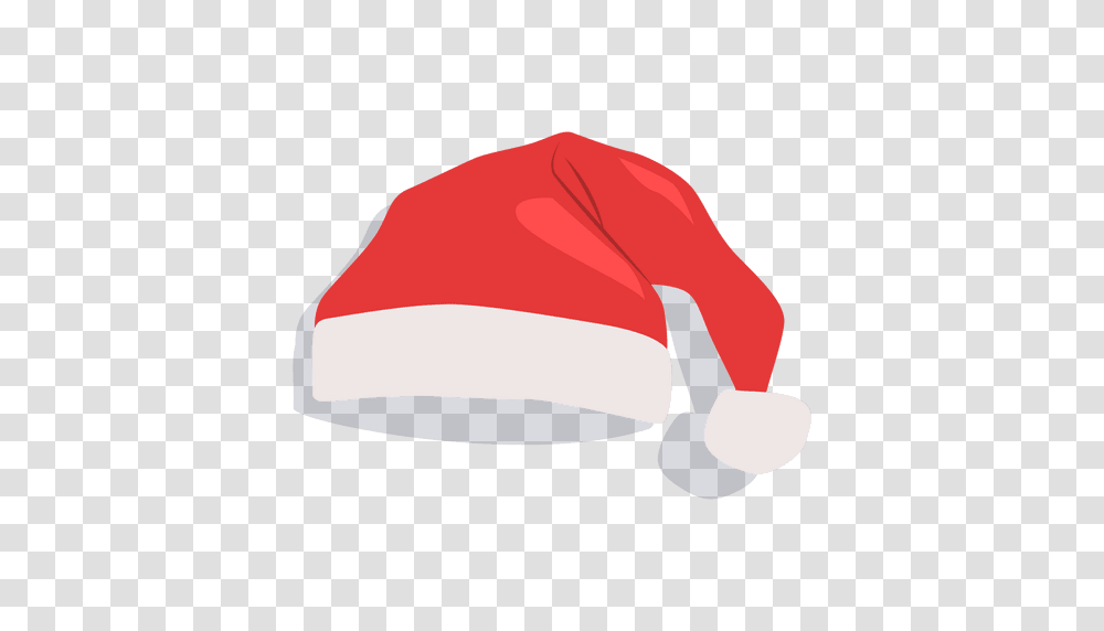 Red Santa Claus Hat Flat Icon, Baseball Cap, Plant, Petal Transparent Png