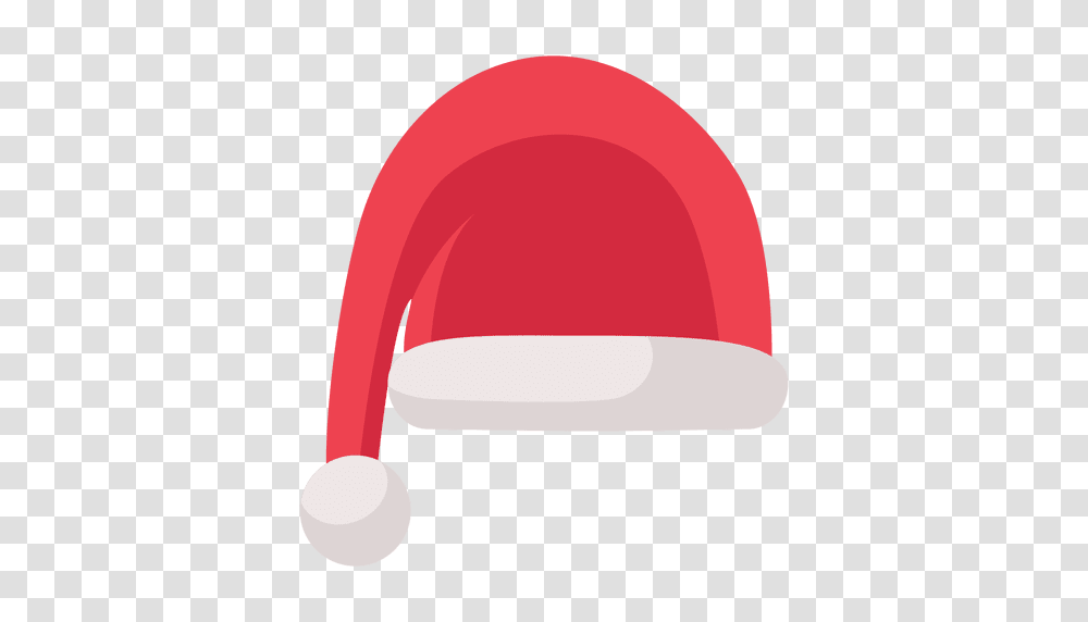Red Santa Claus Hat Flat Icon, Lamp, Baseball Cap, Apparel Transparent Png