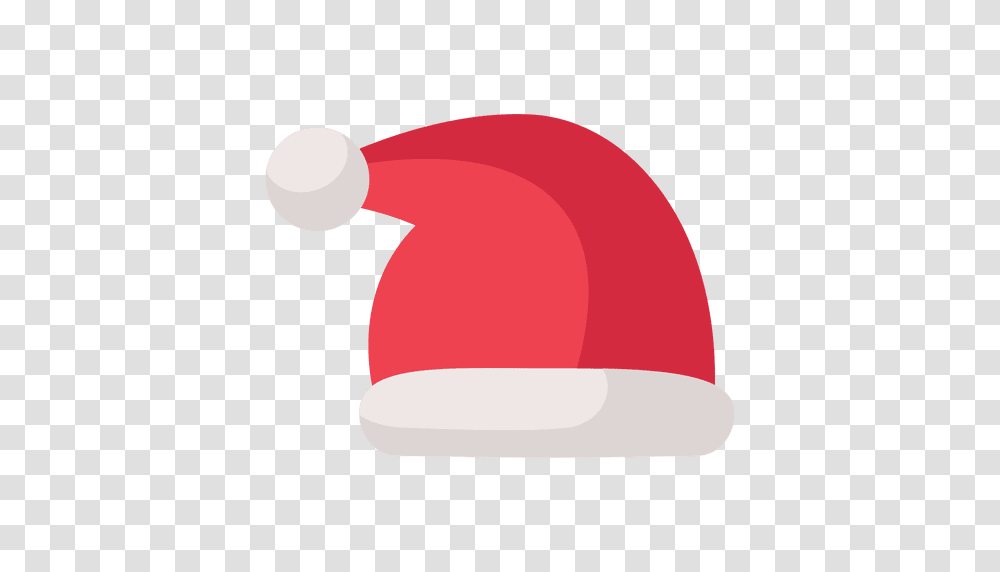 Red Santa Claus Hat Flat Icon, Lighting, Spotlight, LED, Baseball Cap Transparent Png