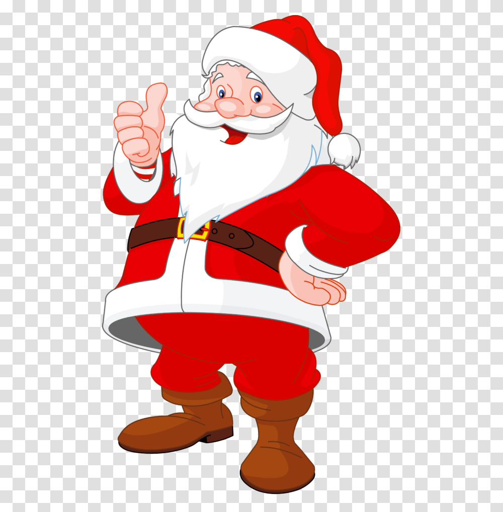 Red Santa Claus Hat Free Clip Art With, Apparel, Hand, Toy Transparent Png
