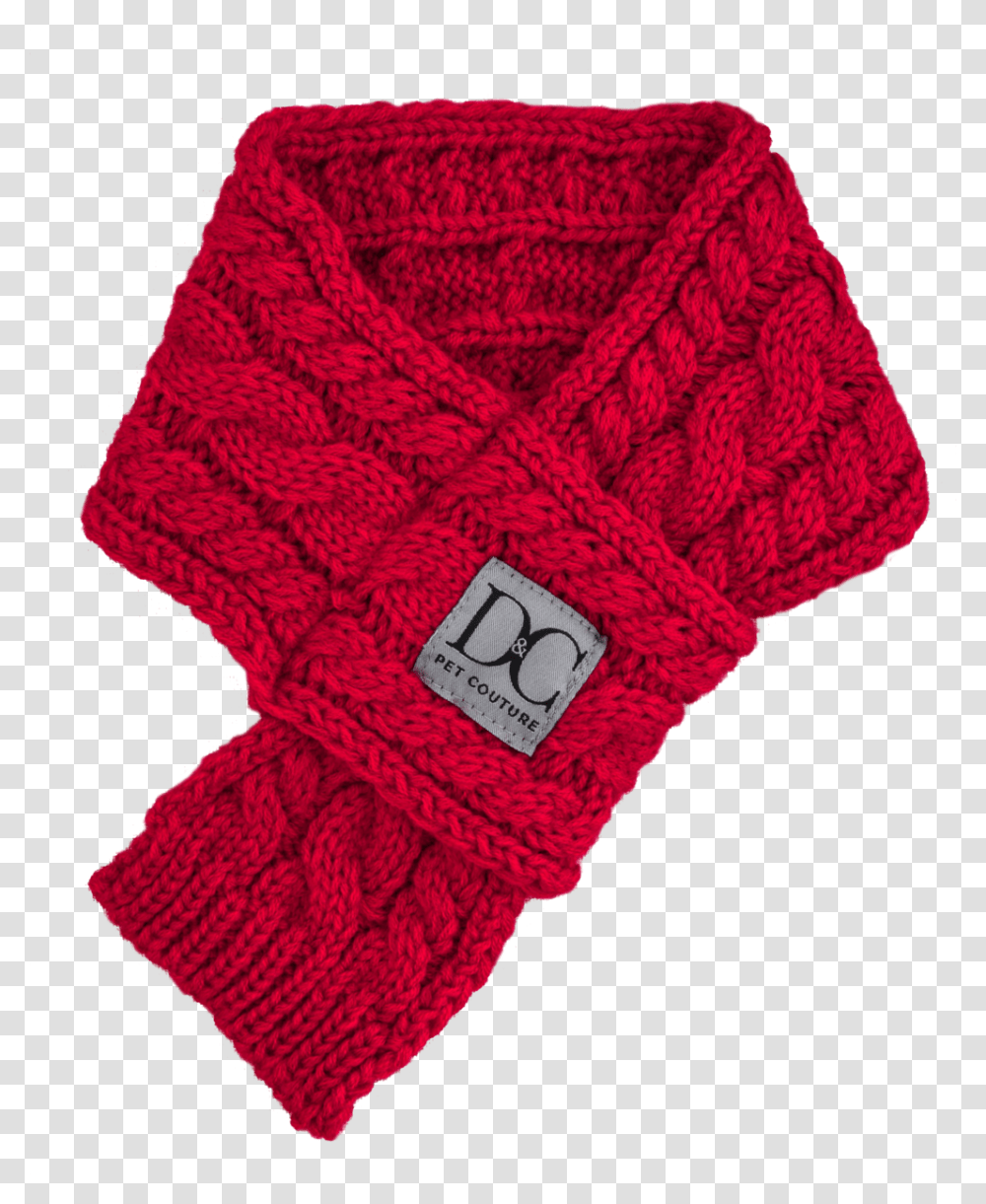 Red Scarf Cut Out Wool, Apparel, Hat, Cap Transparent Png