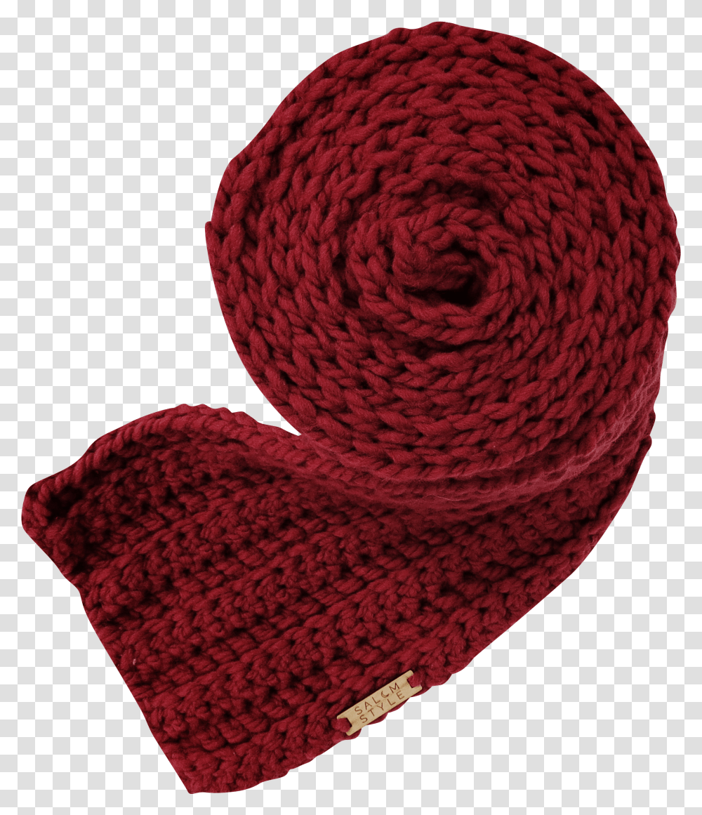 Red Scarf Woolen, Apparel, Rug, Stole Transparent Png