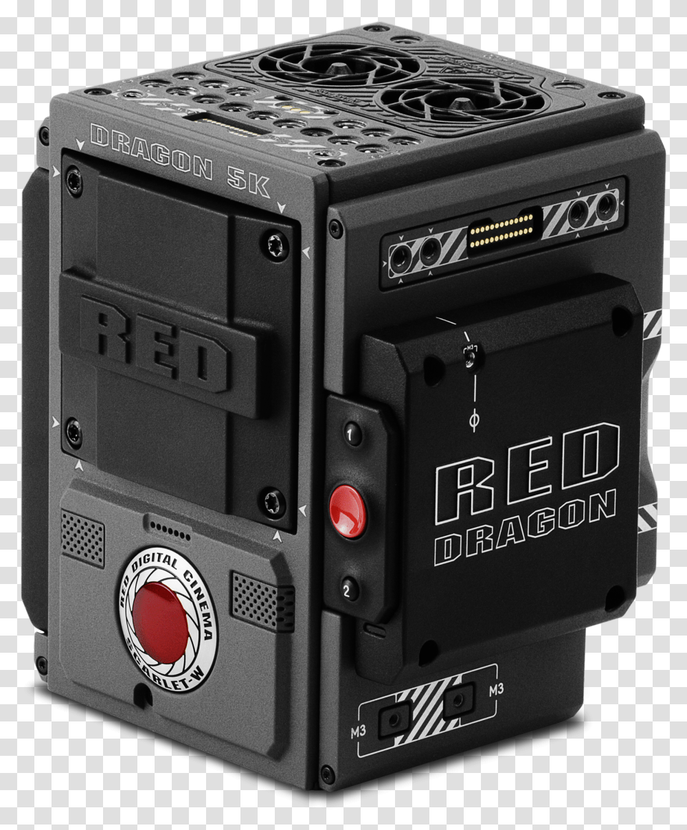 Red Scarlet W Brain, Machine, Generator, Camera, Electronics Transparent Png