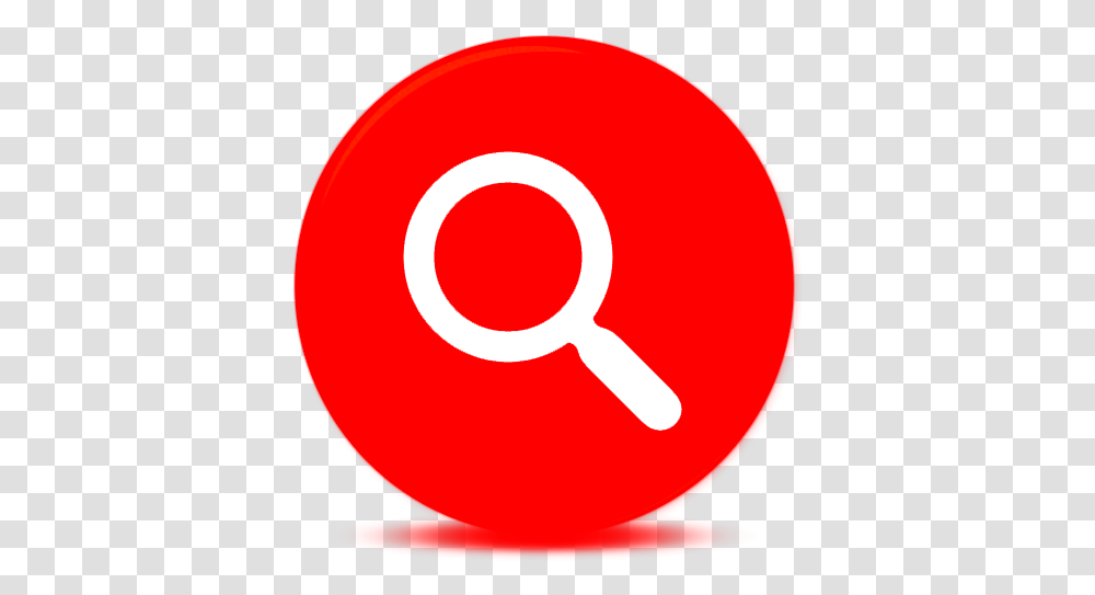 Red Search For Google Dot, Magnifying, Rattle Transparent Png