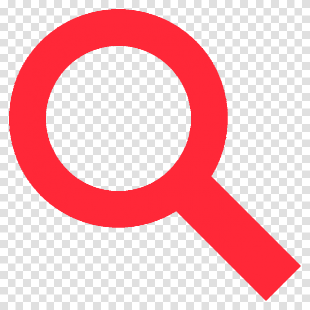 Red Search Symbol, Alphabet, Light, Label Transparent Png
