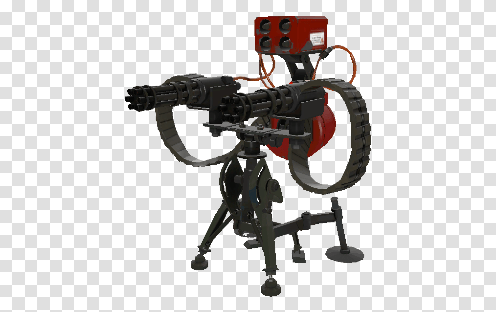 Red Sentry Tf2, Weapon, Weaponry, Gun, Machine Gun Transparent Png